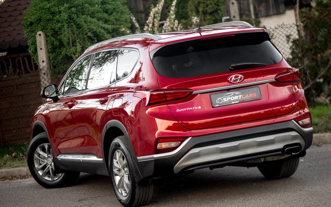 Hyundai Santa Fe cena 104900 przebieg: 17200, rok produkcji 2019 z Debrzno małe 596